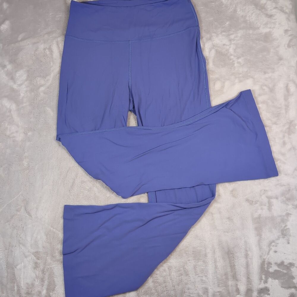 Lululemon Groove Pant Flare‎ Super High-Rise Womens 10 Nulu Indigo Purple Yoga